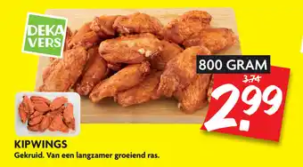 Dekamarkt Kipwings 800g aanbieding