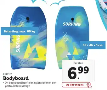 Lidl Crivit Bodyboard aanbieding