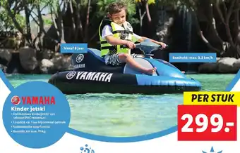 Lidl Yamaha Kinder jetski aanbieding