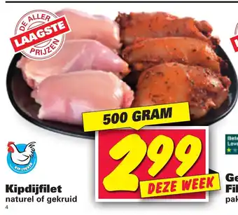 Nettorama Kipdijfilet 500g aanbieding