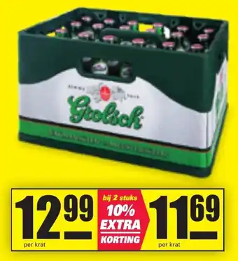 Nettorama Grolsch krat aanbieding