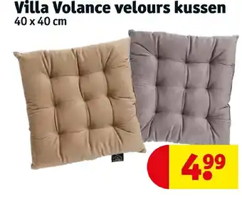 Kruidvat Villa Volance velours kussen 40x40CM aanbieding