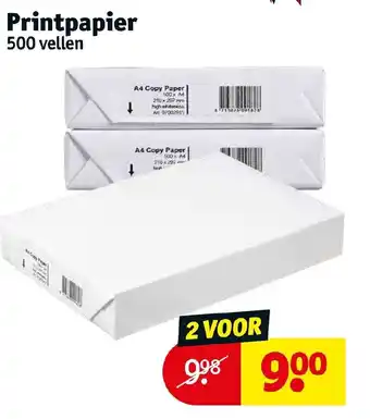 Kruidvat Printpapier 500 vellen aanbieding