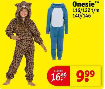 Kruidvat Onesie 116/122 t/m 140/146 aanbieding