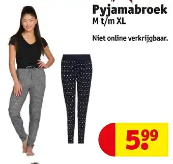 Kruidvat Pyjamabroek M t/m XL aanbieding