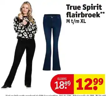 Kruidvat True Spirit flairbroek M t/m XL aanbieding