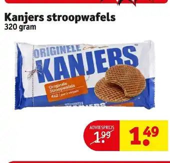 Kruidvat Kanjers stroopwafels 320 gram aanbieding