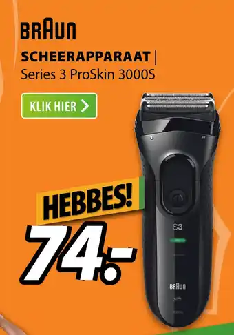 Expert BRAUN SCHEERAPPARAAT aanbieding