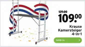 GAMMA Krause Kamersteiger 4-in-1 aanbieding