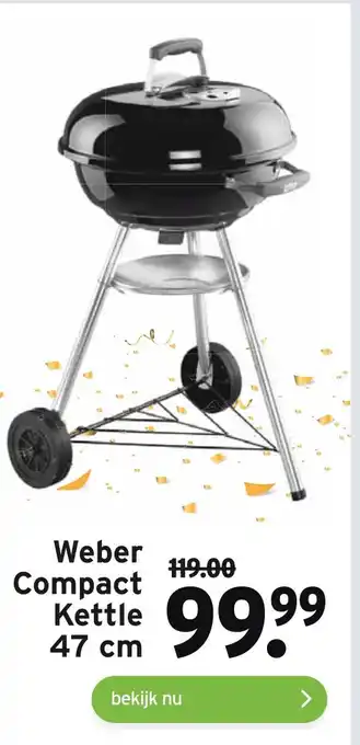 GAMMA Weber Compact Kettle aanbieding