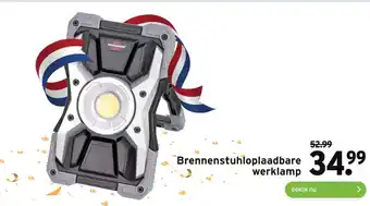 GAMMA Brennenstuhloplaadbare werklamp aanbieding