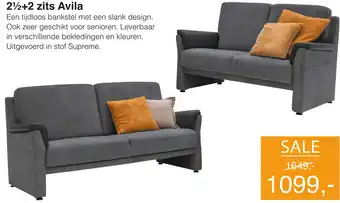 Woonsquare 2½+2 zits Avila aanbieding