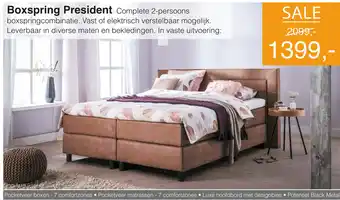 Woonsquare Boxspring President aanbieding