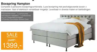 Woonsquare Boxspring Hampton aanbieding