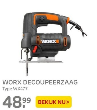 Praxis Worx decoupeerzaag aanbieding