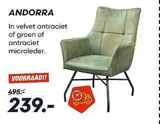 Matrasconcurrent Andorra fauteuil aanbieding