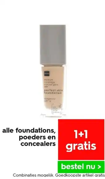 HEMA Medium coverage natural glow longwear SPF15 aanbieding