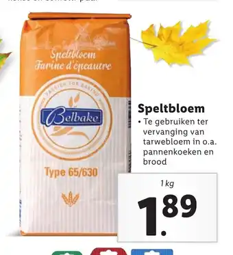 Lidl Speltbloem 1kg aanbieding