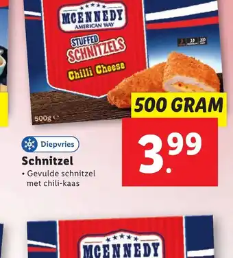 Lidl Schnitzel 500 gram aanbieding