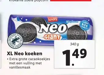 Lidl Xl neo koeken 340g aanbieding