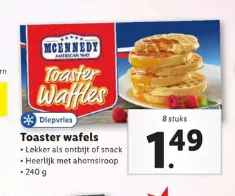 Lidl Toaster wafels 8 stuks aanbieding