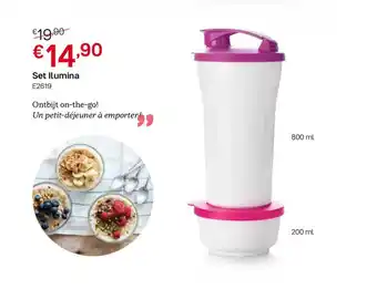 Tupperware Set ilumina aanbieding