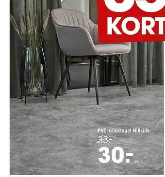 Kwantum Pvc-clicktegel hillside aanbieding