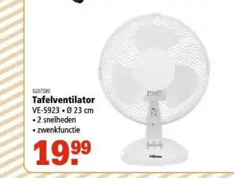 Marskramer Tafenventilarot ve-5923 aanbieding