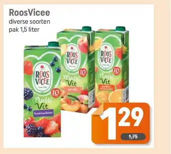 Dagwinkel Roosvicee 1,5 liter aanbieding