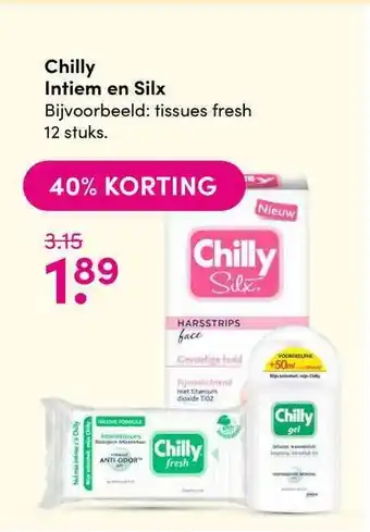 DA Chilly intiem en silx aanbieding