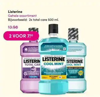 DA Listerine 500 ml aanbieding