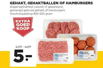 Jumbo Gehakt, gehaktballen of hamburgers 800-925 gram aanbieding