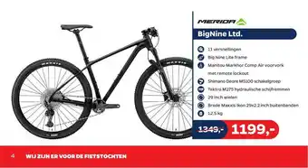 Bike Totaal Merida bignine ltd. aanbieding