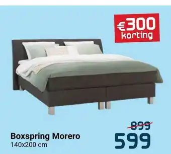 Beddenreus Boxspring morero 140x200 cm aanbieding