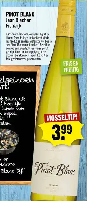 Dirck 3 Pinot blanc jean biecher aanbieding