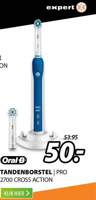 Expert Oral-B Tandenborstel | Pro 2700 Cross Action aanbieding