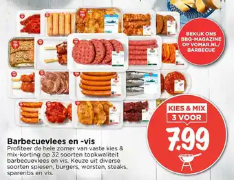 Vomar Voordeelmarkt Barbecuevlees En -vis aanbieding