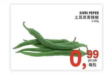 Amazing Oriëntal Sivri Peper 400g aanbieding