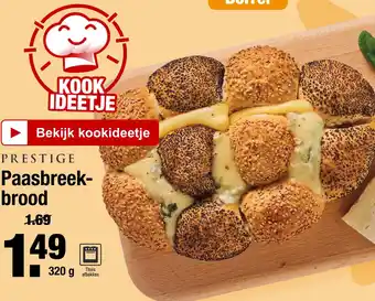 ALDI Paasbreekbrood 320g aanbieding