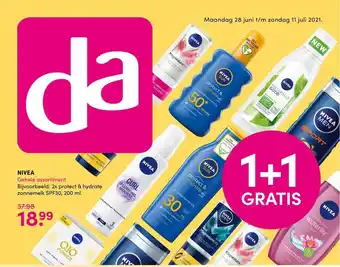 DA Nivea 1+1 Gratis aanbieding