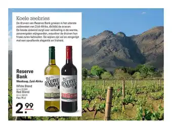 Sligro Reserve Bank White Blend Of Red Blend Westkaap, Zuid-Afrika aanbieding