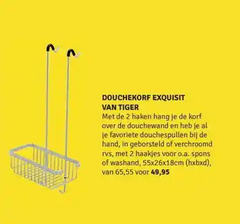 Nijhof Douchekorf Exquisit Van Tiger aanbieding