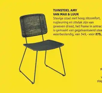 Nijhof Tuinstoel Amy Van Max & Luuk aanbieding