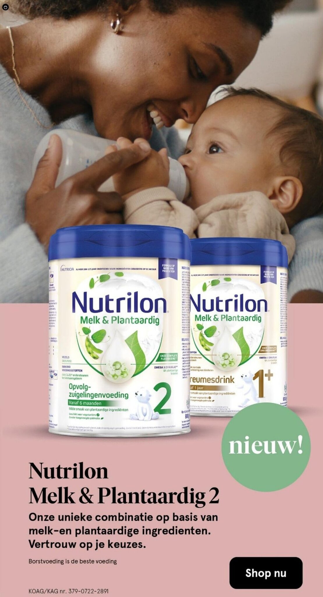 Nutrilon Melk & Plantaardig 2 aanbieding bij Etos Nutrilon Melk & Plantaardig 2 aanbieding bij Etos