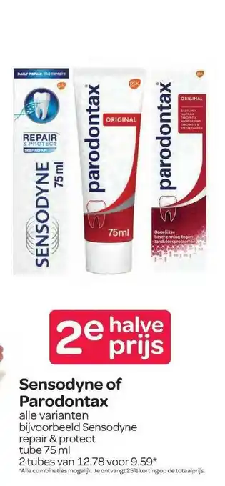 Spar Sensodyne Of Parodontax aanbieding