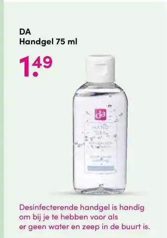 DA DA Handgel 75 ML aanbieding