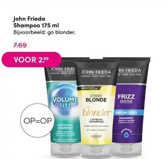 DA John Frieda Shampoo 175 ML aanbieding