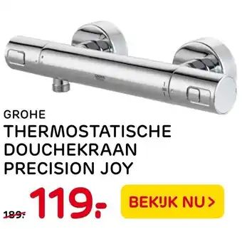 Praxis Grohe Thermostatische douchekraan Precision Joy aanbieding