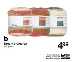 Zeeman Dream breigaren 150 gram aanbieding