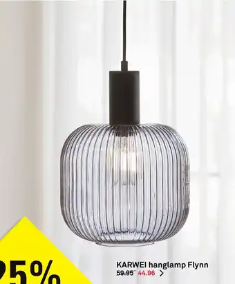 Karwei Hanglamp Flynn aanbieding